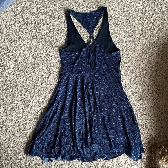UO Silence + Noise Keyhole A-Line Dress - Picture 6 of 6